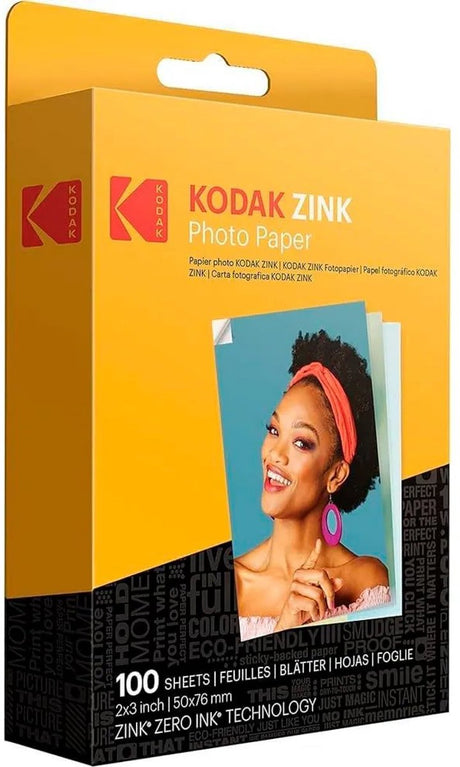 Kodak zink 2x3 fotopapier 100 eenheden transparant