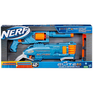 Hasbro nerf elite 2.0 dobbelt forsvarspakke