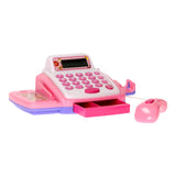 Pink legetøjskasseapparat