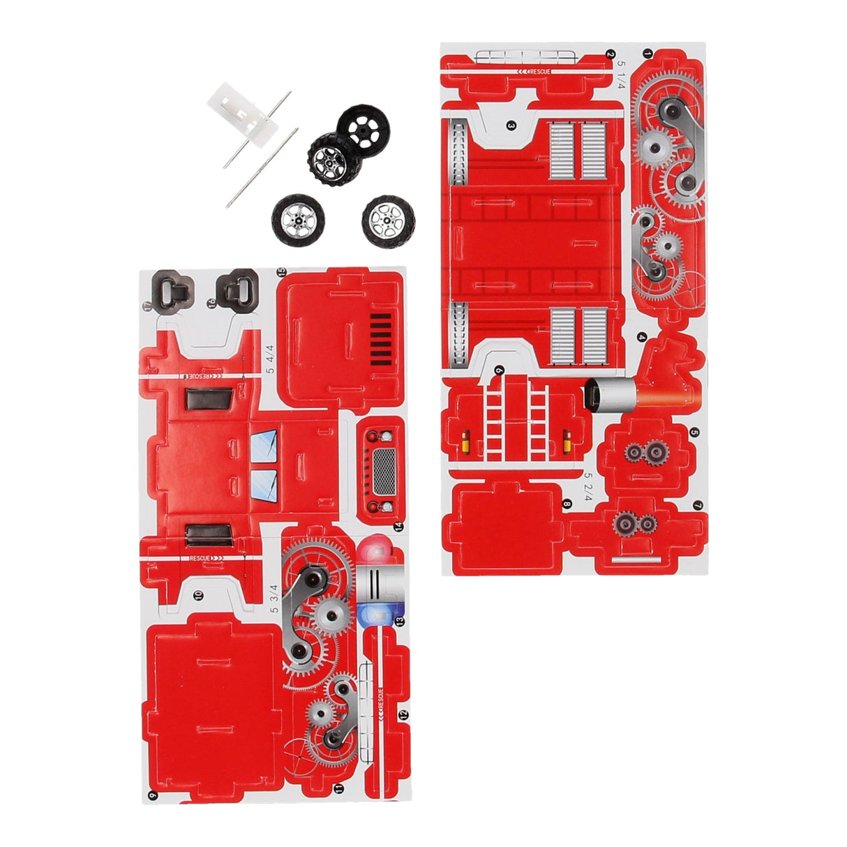 3d puslespil brandbil 22 stk.