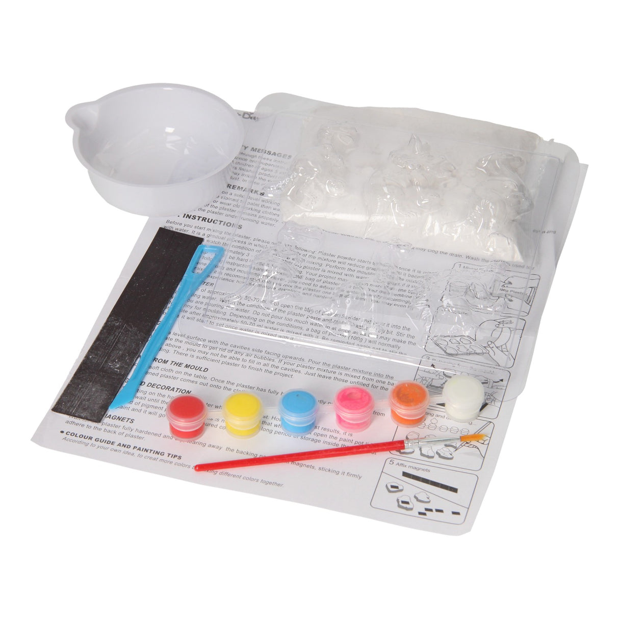 GIPS Gieten Glow In The Dark Magnets - Dinoos