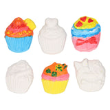 Gipsstøbningsmagneter - cupcakes