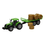 Traktor med ballevogn 1:32