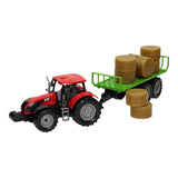 Traktor med ballevogn 1:32