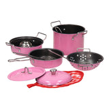 Pink pandesæt, 11 stk.