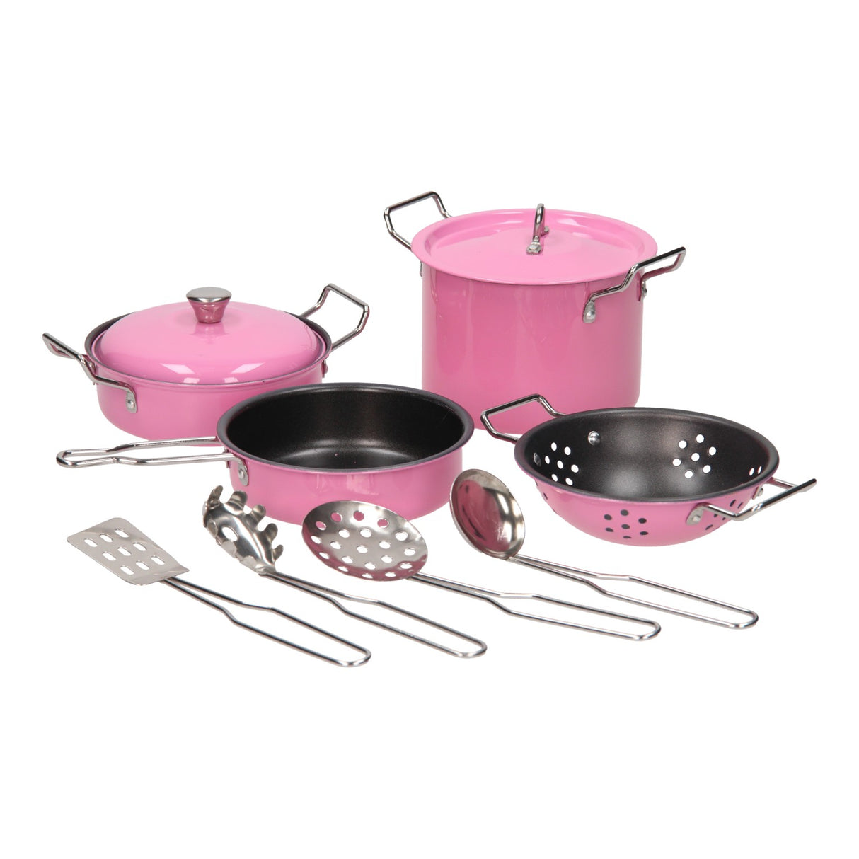 Pink pandesæt, 11 stk.