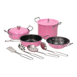 Pink pandesæt, 11 stk.