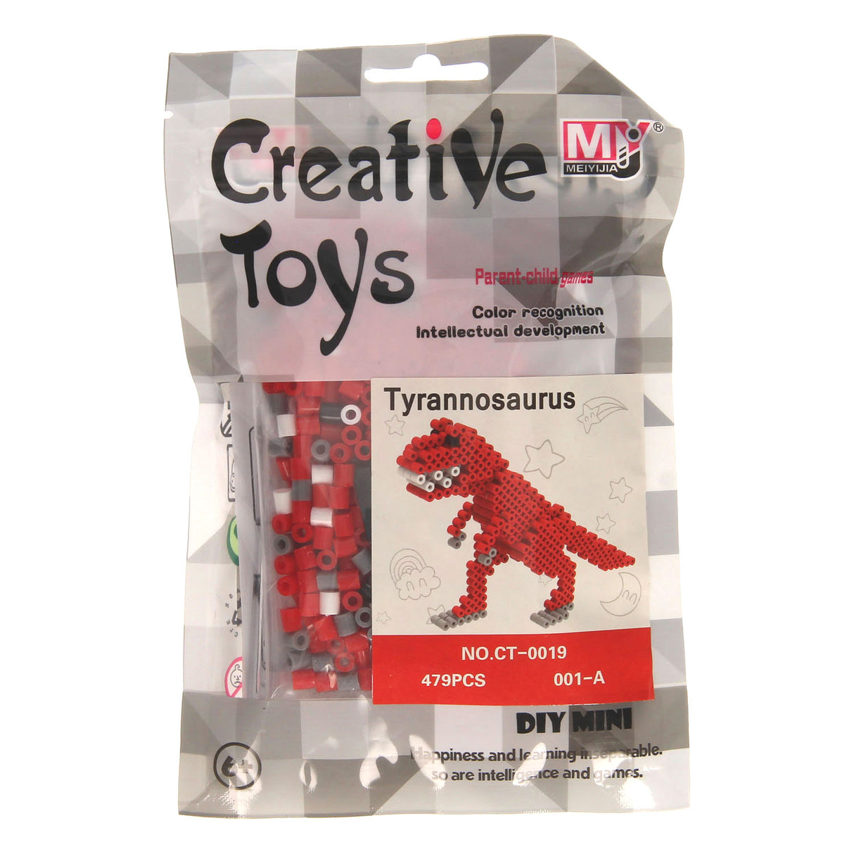 Strygeperlesæt dinosaur