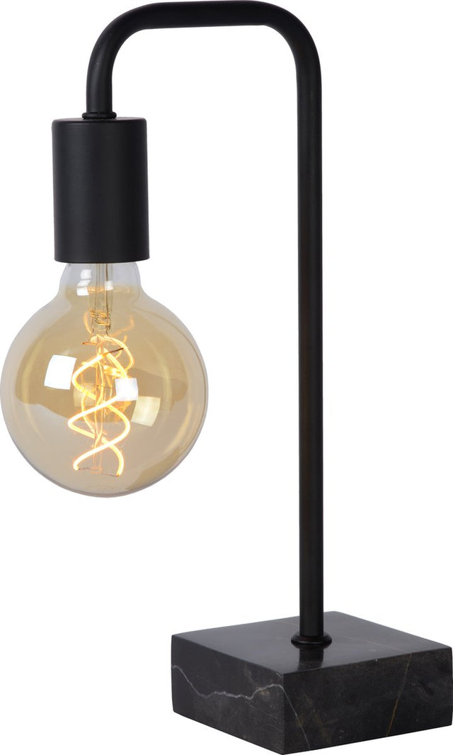 Lucide lorin - bordlampe - 1xe27 - sort