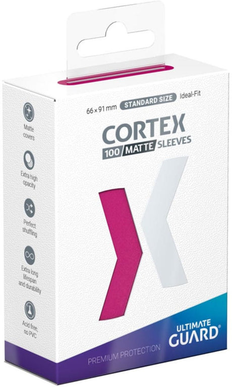 Ultimate guard cortex ærmer mat standard størrelse (100) - pink