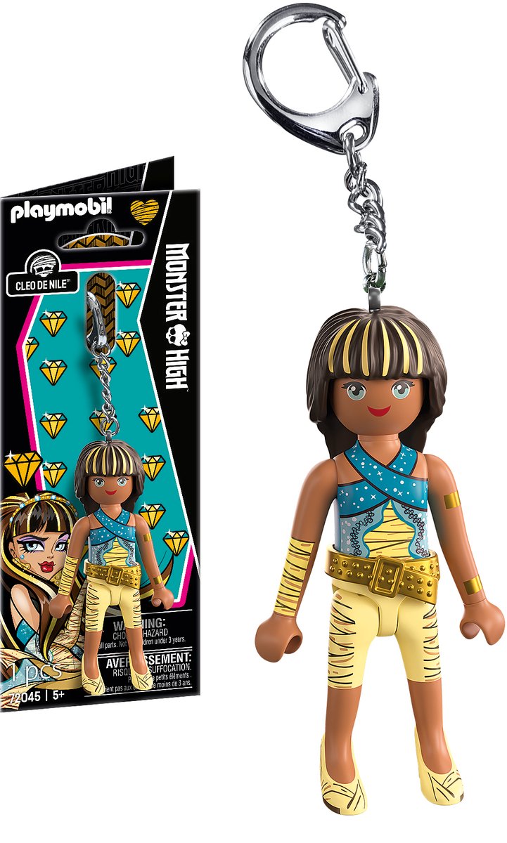 Playmobil 72045, monster high, nøglering, 5 år