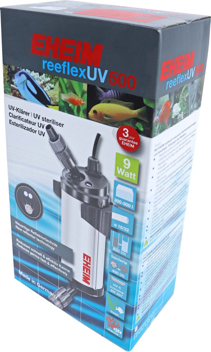 Eheim akvariebelysning - UV sterilisator reeflex