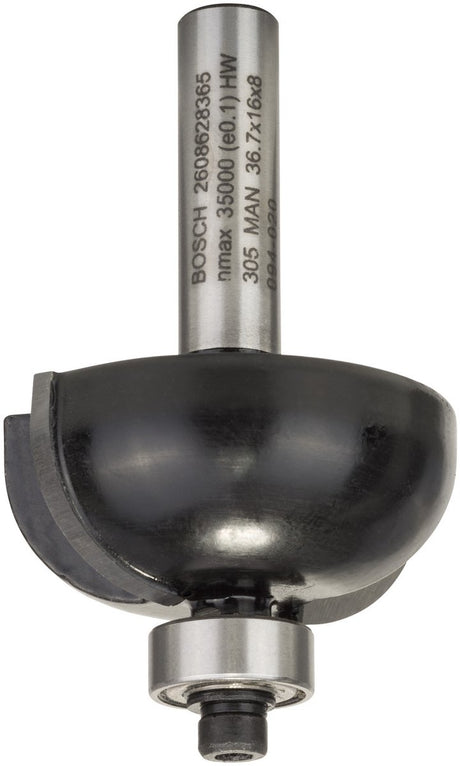 Bosch - halvrunde profilskærere 8 mm, r1 12 mm, d 36,7 mm, l 16 mm, g 58 mm