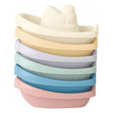 Pastel badebåde, 6 stk.