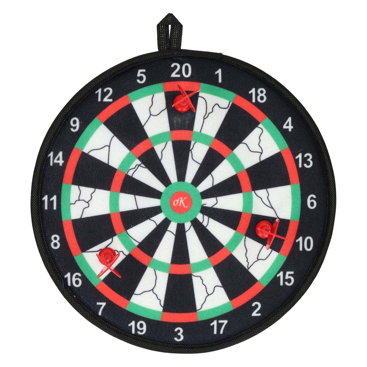 Dartboard Velcro med 3 dartpile