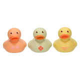 Pastel gummiænder, 3 stk.
