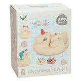 Badedyr flamingofamilie, 4 stk