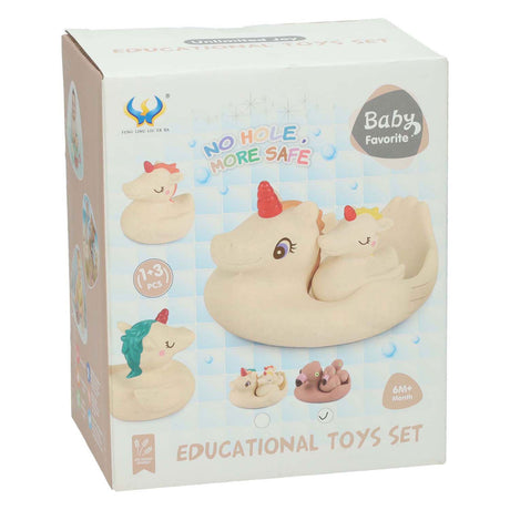 Badedyr flamingofamilie, 4 stk