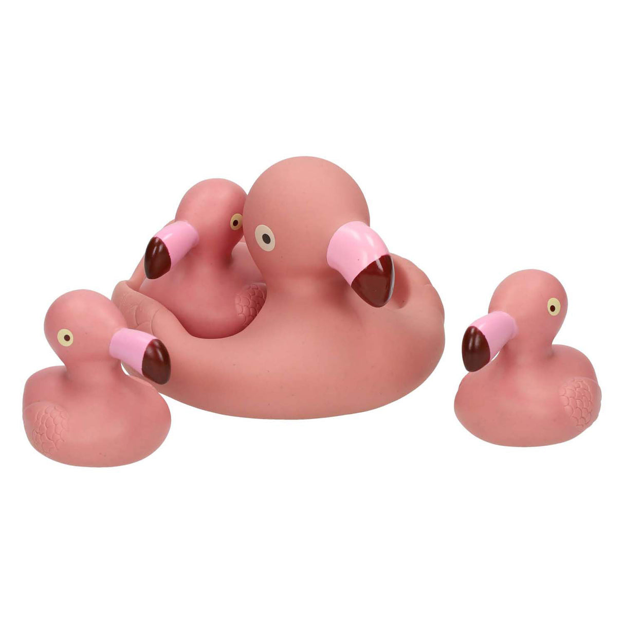 Badedyr flamingofamilie, 4 stk