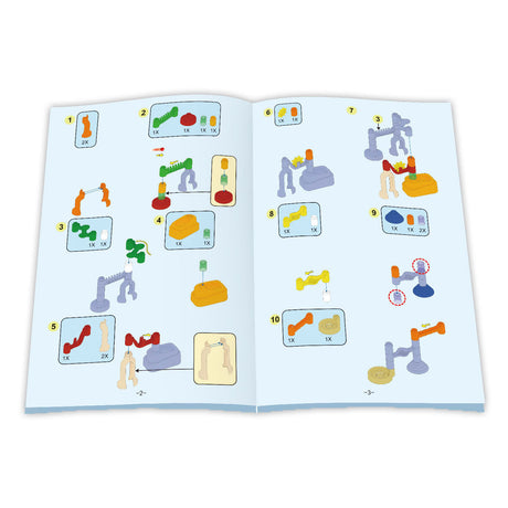 Knikkerbaan met instructieboek - 150dlg.