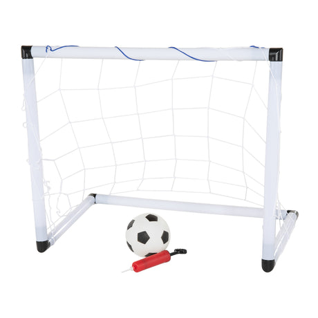 Fodboldmål med bold