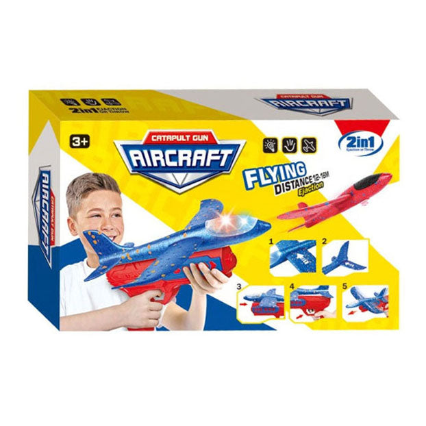 Afschiet foamvliegtuig