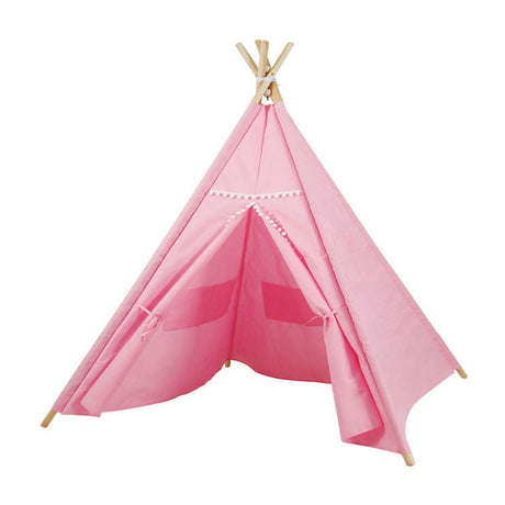 Luksus tipitelt pink med lys, 128cm