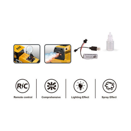 Lobbes Toys BV RC styret byggegravemaskine