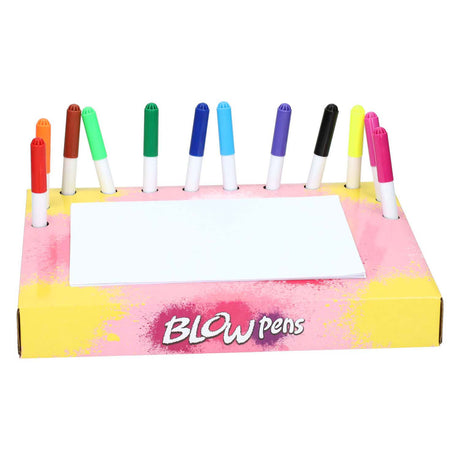 Lobbes speelgoed bv lobbes blaaspennen set met pompje en fantasie templates voor kinderen.