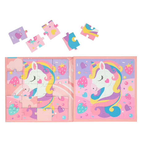 Magnetisch puzzelboek eenhoorn