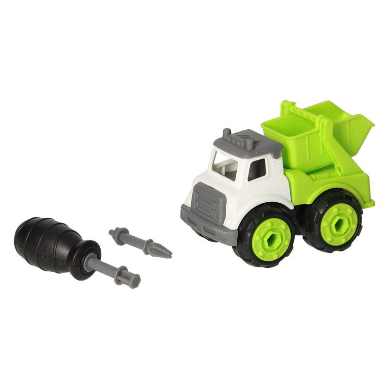 Tippbil med skrubare hjul - grøn
