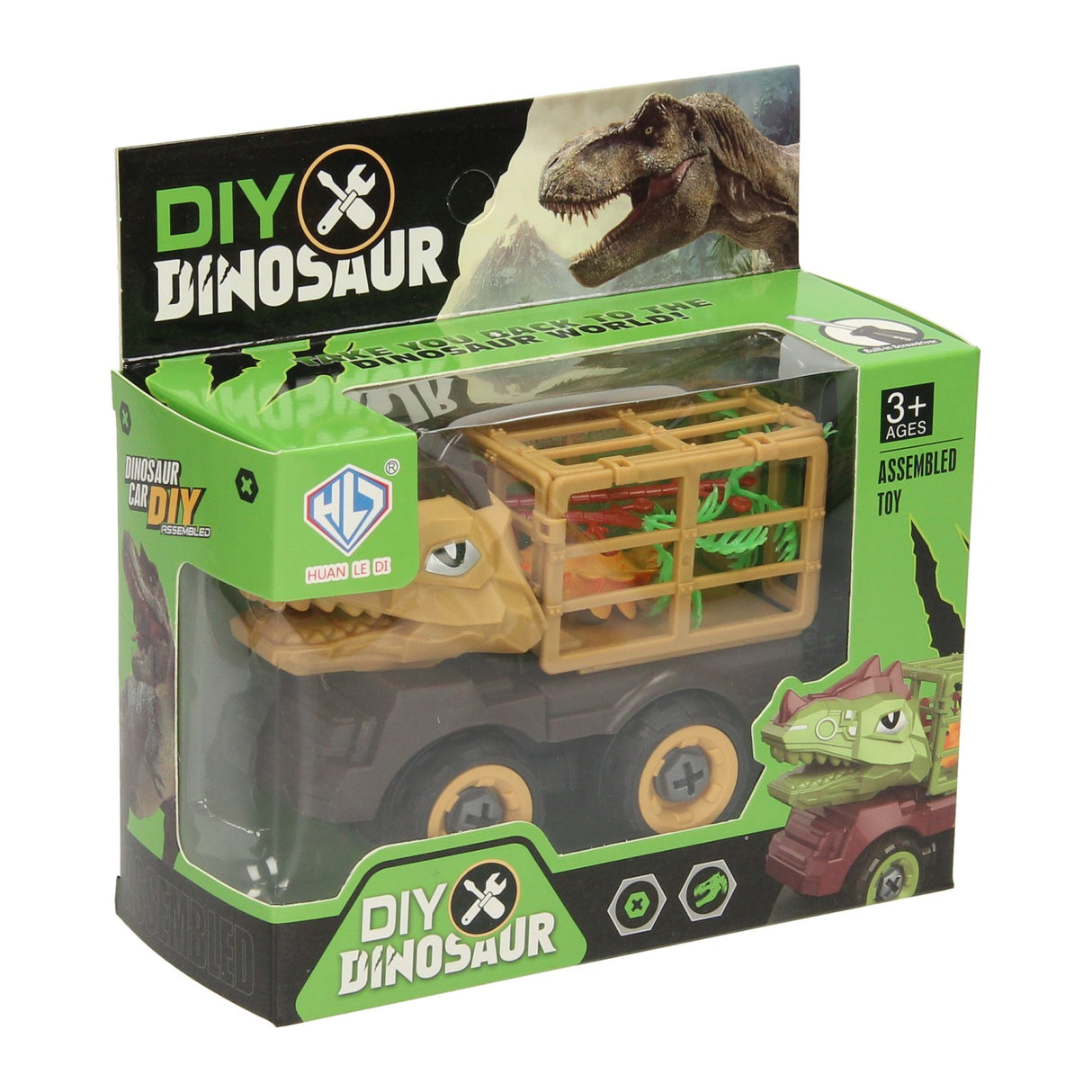 Byg dino bil med bur