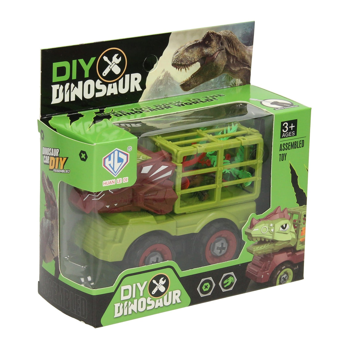 Byg dino bil med bur