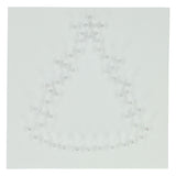 String art juletræ med LED lys