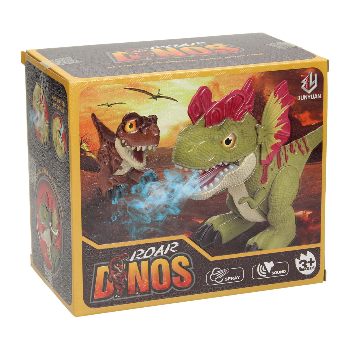 Dino med lyd røg funktion