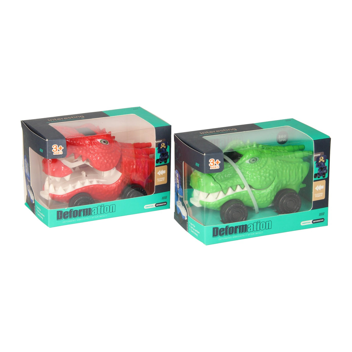 Dino transform spider car 360