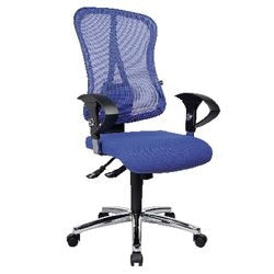 Topstar kontorstol head point sy deluxe synchronous blue