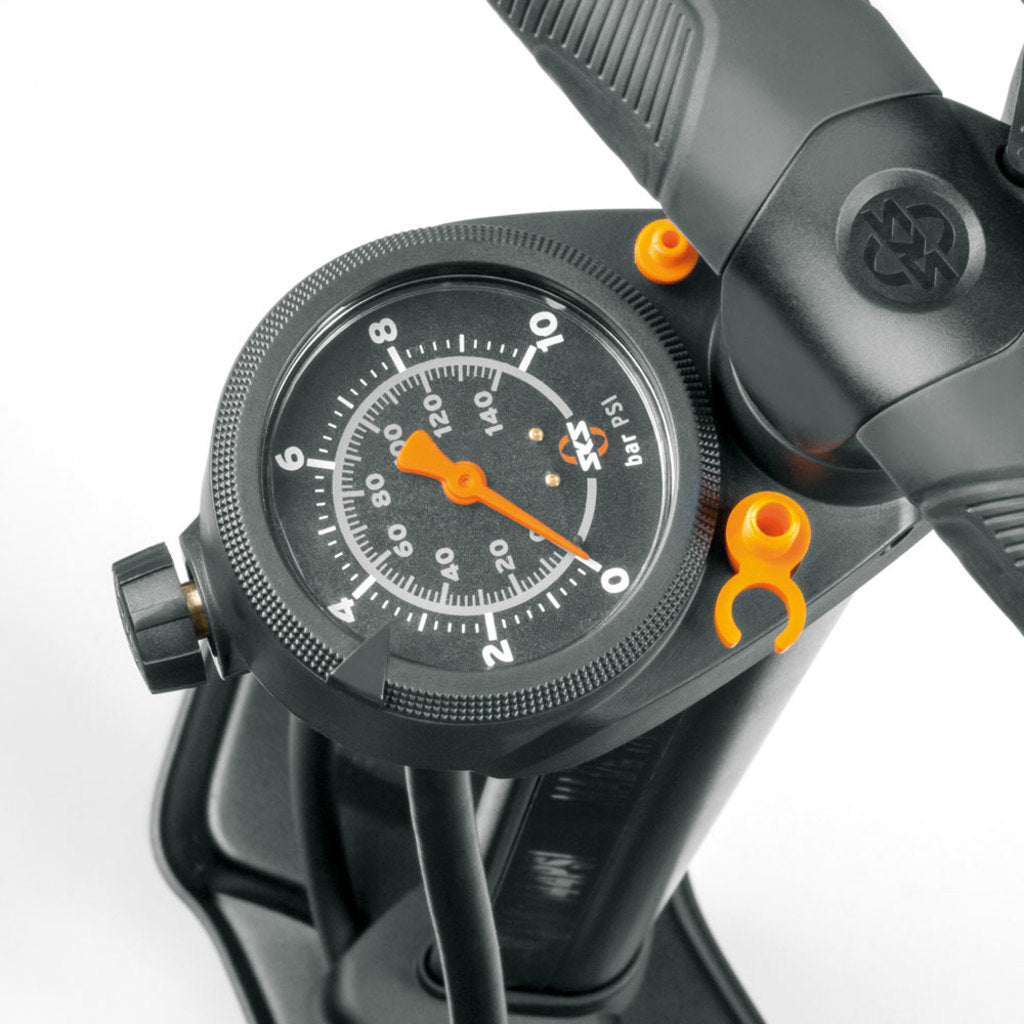 Sks pumpe airworx plus 10,0 manometer sort