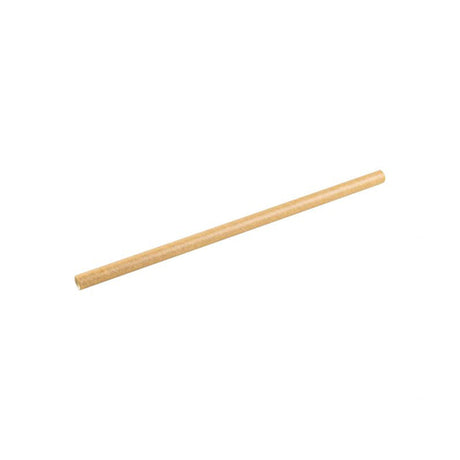 Papieren rietjes 240 x 10mm natural (100 stuks)