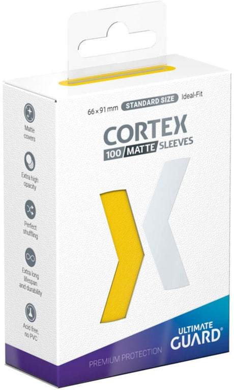 Ultimate guard cortex ærmer mat standard størrelse (100) - gul