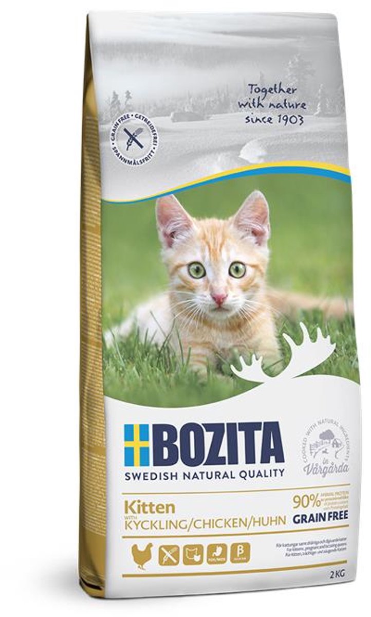 Bozita kornfri killing - 2 kg - kylling