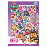 Moxy paw patrol glitter klistermærkebog - a5 størrelse 8 ark