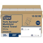 Sanitetsfoldede håndklæder tork h2 xpress universal multifold natur