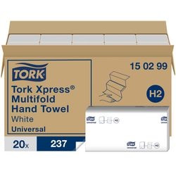 Sanitetsfoldede håndklæder tork h2 xpress universal multifold natur