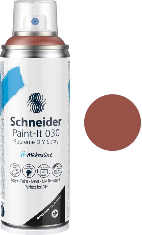 Schneider papirvarer schneider spraymaling - paint-it 030 - diy spraymaling - akrylmaling - 200ml - kobber metallic - s-ml03051102