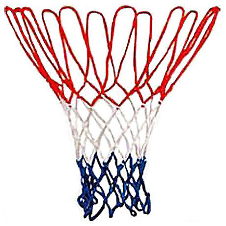 Engelhart basketball net rød hvid blå, løst net, eksklusiv ring