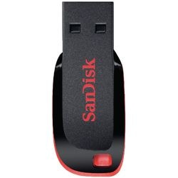 Ty USB stick Sandisk Cruzer Blade 128 GB sort