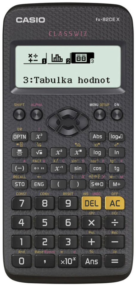 Casio fx-82cex - skoleberegner - videnskabelig - plastik - sort