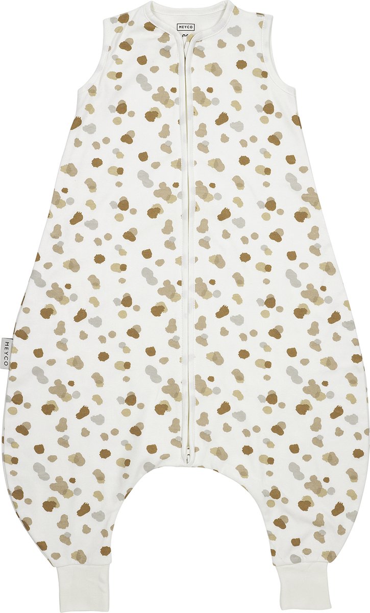 Meyco baby pletter baby sommer søvn overall trøje - sand - 104cm - 0,5 sm