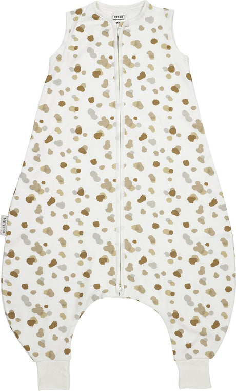 Meyco baby pletter baby sommer søvn overall trøje - sand - 104cm - 0,5 sm